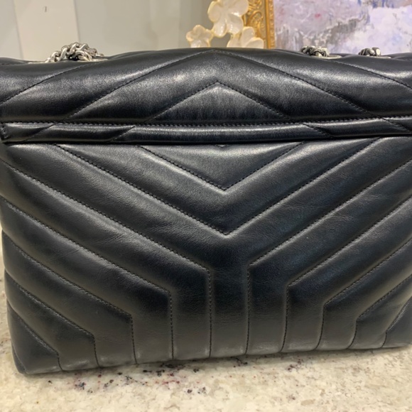 YSL Saint Laurent Loulou Bag Medium Black - Picture 6 of 7